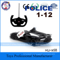 Mini 2.4g 1/12 4CH Electric High Speed Racing RC Police Car